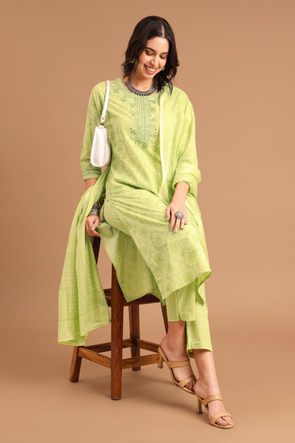 Designer Kurta Pant Dupatta set