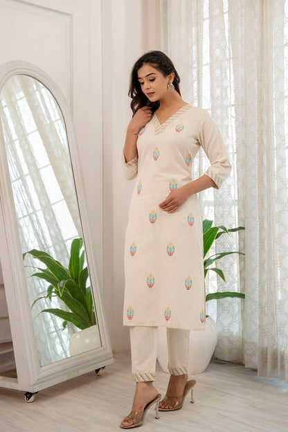 Designer Co-erd A-line Kurta Pant set