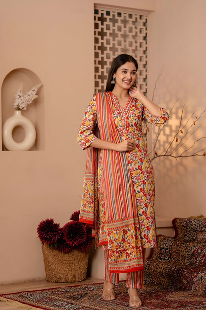 Designer Kurta Pant Dupatta set