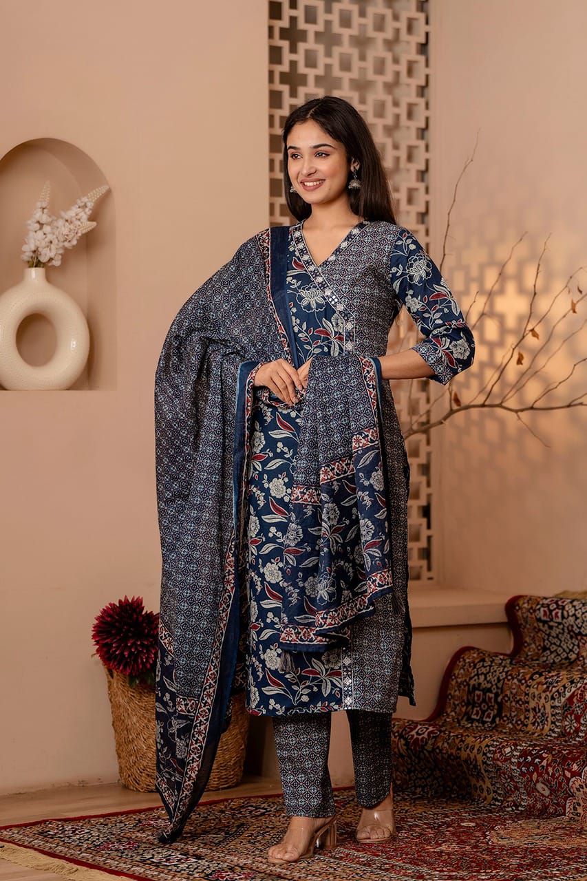 Designer Kurta Pant Dupatta set