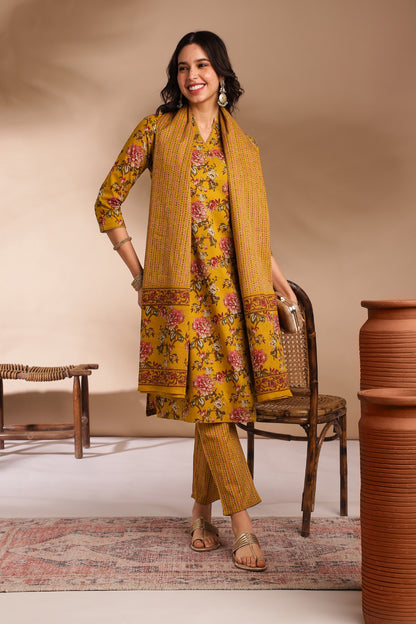 Designer Kurta Pant Dupatta set